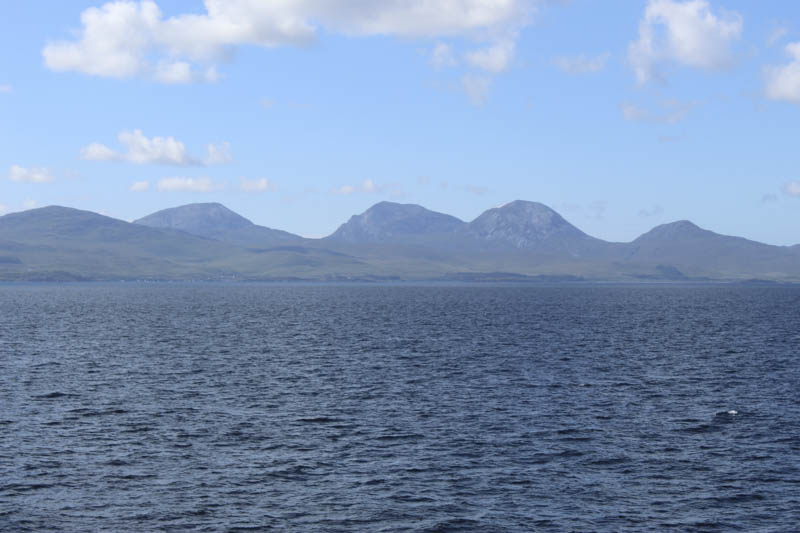Paps of Jura from Cal Mac Ferry