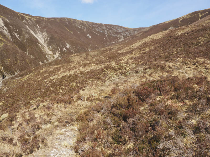 Ascent route Allt Coire Dubh-riabhach