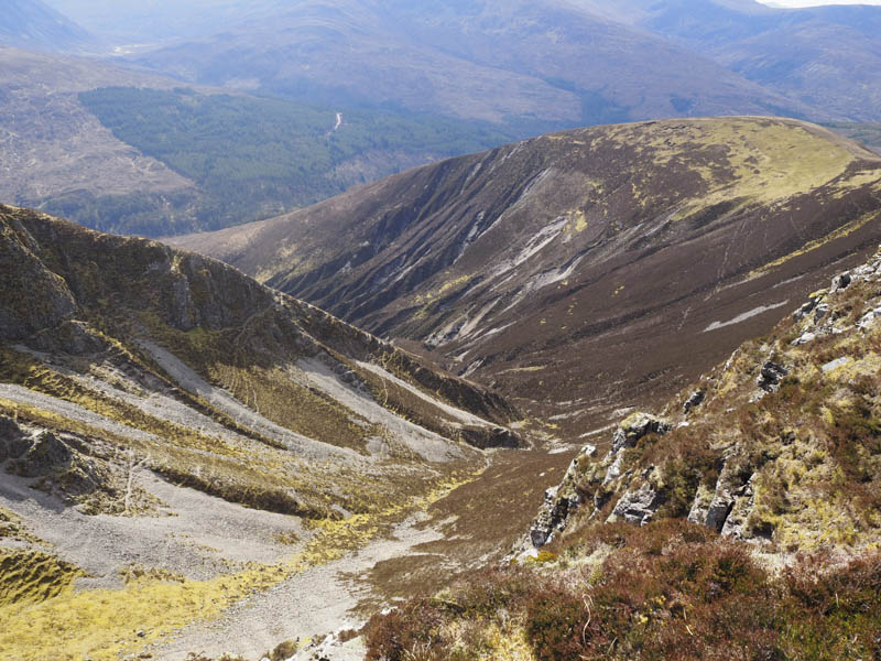 View down Coire Dubh-riabhach