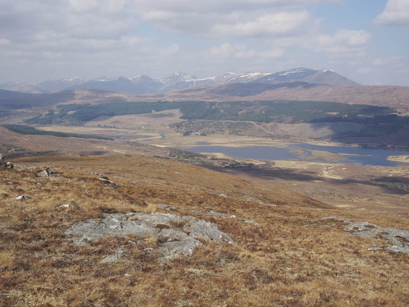 Across Strath Bran to The Fannichs