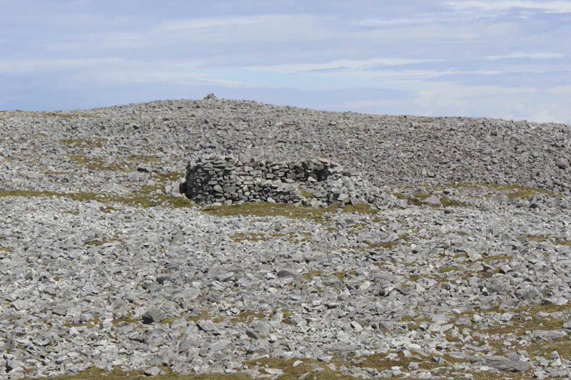 Ancient Ordnance Survey Shelter on Beinn an Oir