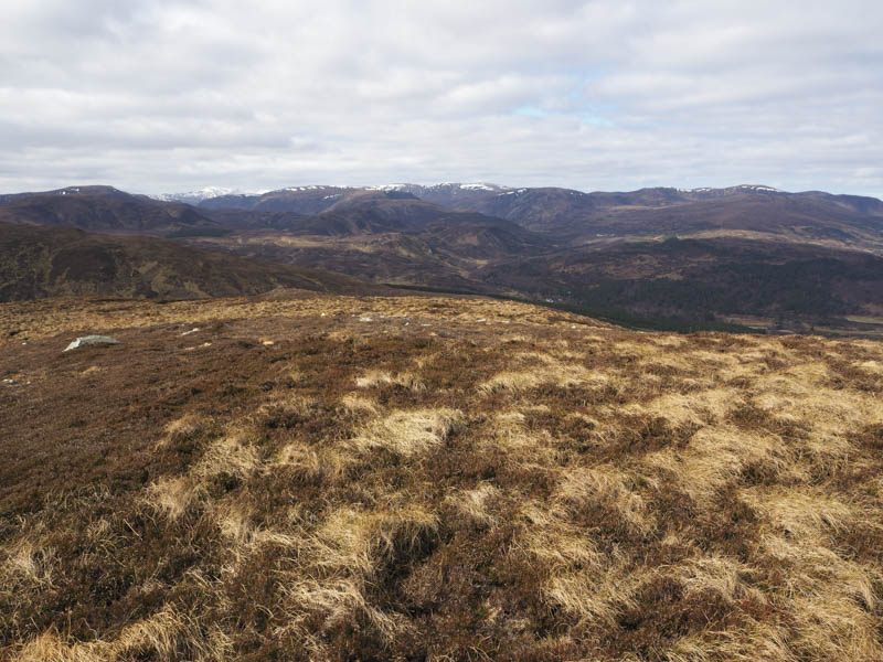 Carn Alladale. Carn Ban and Seana Bhraigh beyond