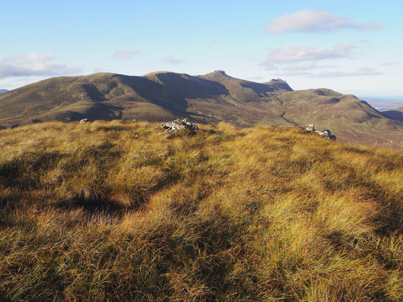 Summit Cnoc nan Cuilean. Ben Loyal beyond