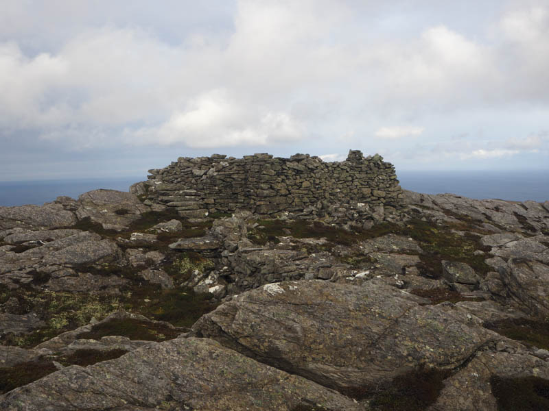 Trig Point and Shelter Ben Hutig