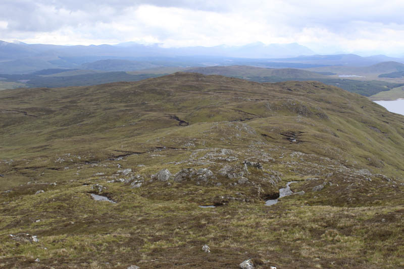 Looking back to Sron a' Chlaonaidh