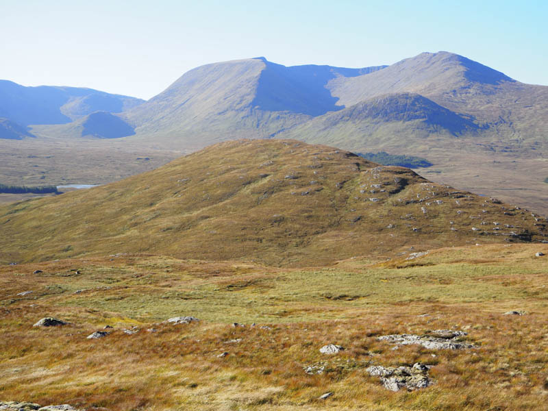 Meal Beag. Clach Leathad and Meall a' Bhuiridh beyond