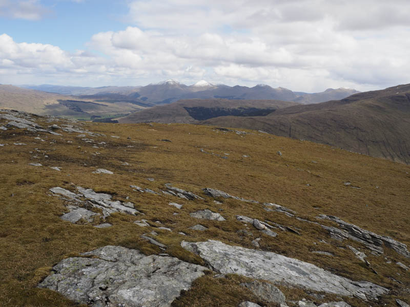 Snow capped Ben More and Stob Binnein