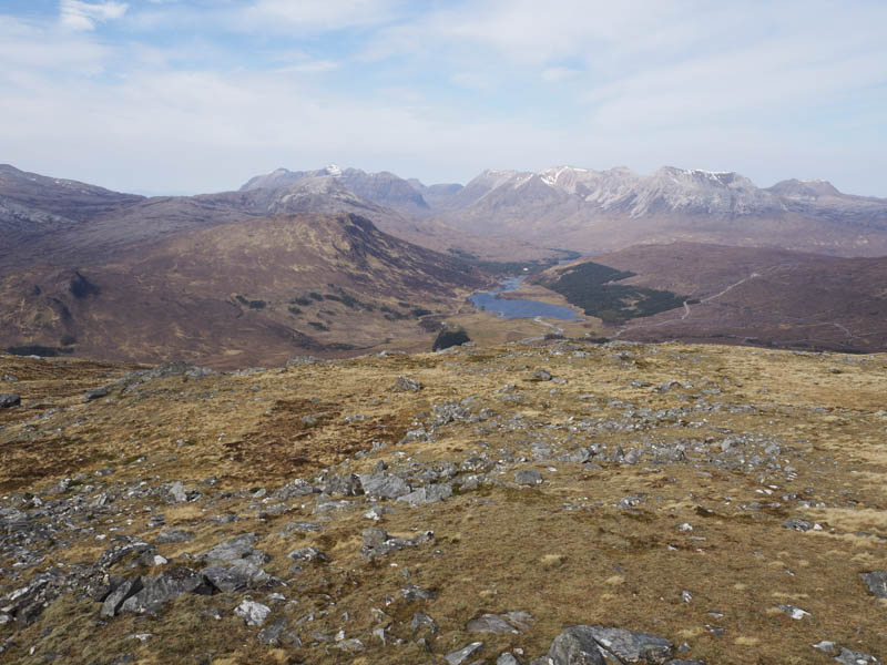 Sgurr Dubh, Liathach, Beinn Eighe and Loch Coulin