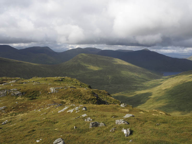 Beinn nam Fuaran. Beinn an Dothaidh and Beinn Achaladair beyond