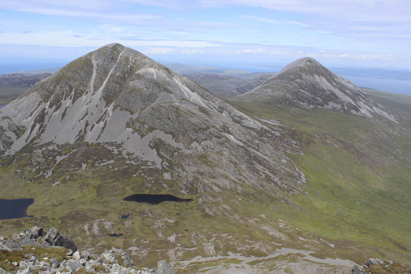 Beinn an Oir and Beinn Shiantaidh from Beinn a' Chaolais