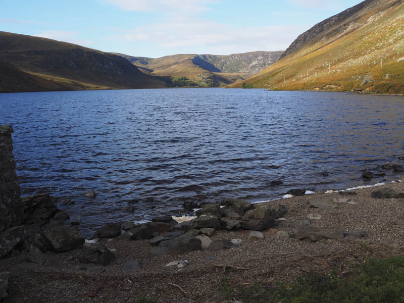 Loch Lee. Craig Maskeldie beyond