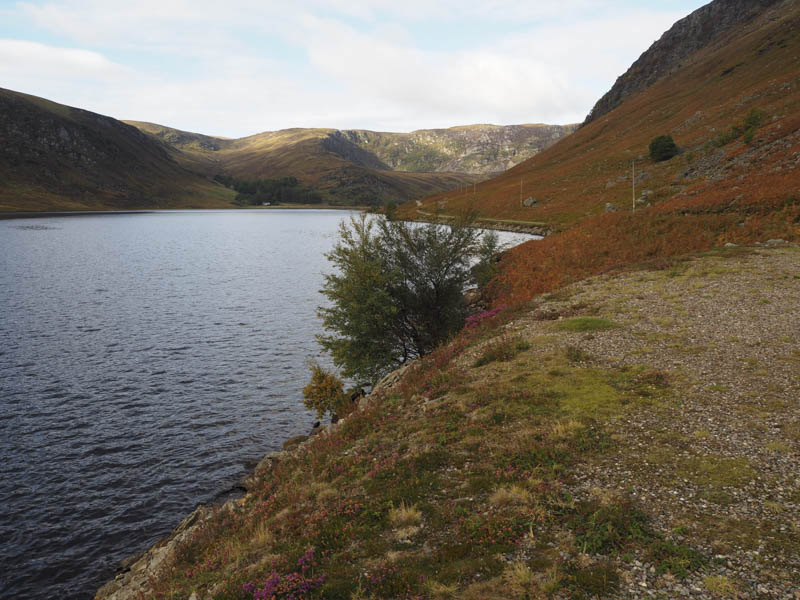 West along Loch Lee to Inchgrundle and Craig Maskeldie