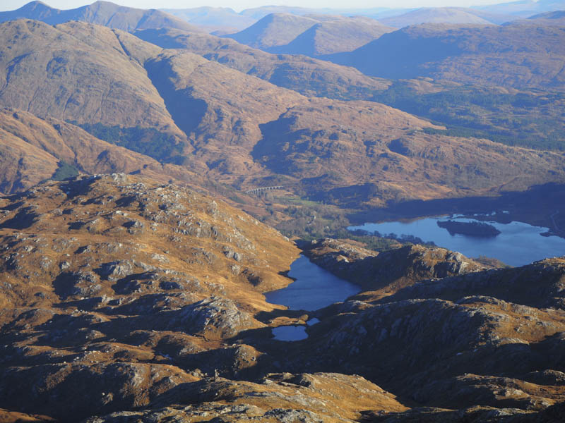 Looking down to the Glenfinnan Viaduct