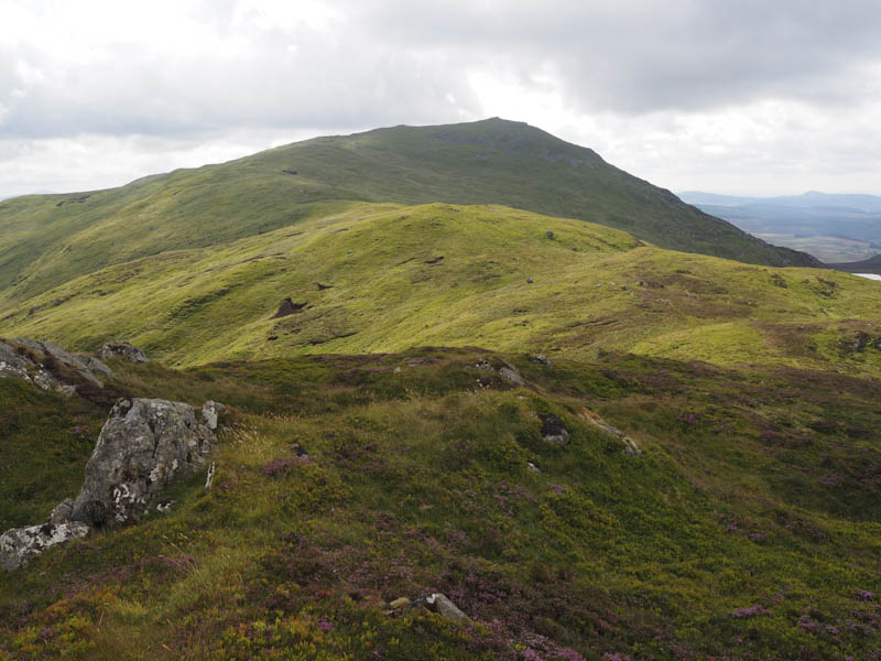 Route to Ben Vrackie from Meall an Daimh