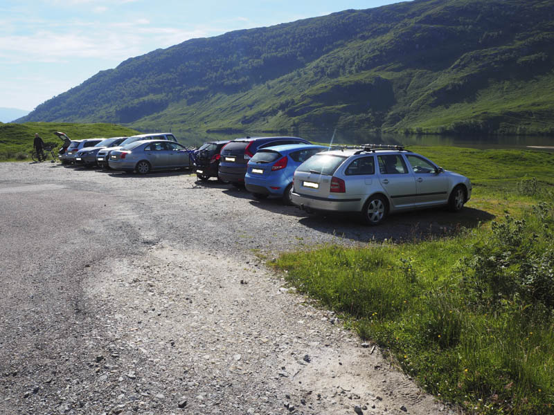 Parking west end of Loch Arkaig