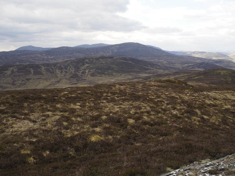 Route to Bad an Tuirc. Carn Dubh beyond