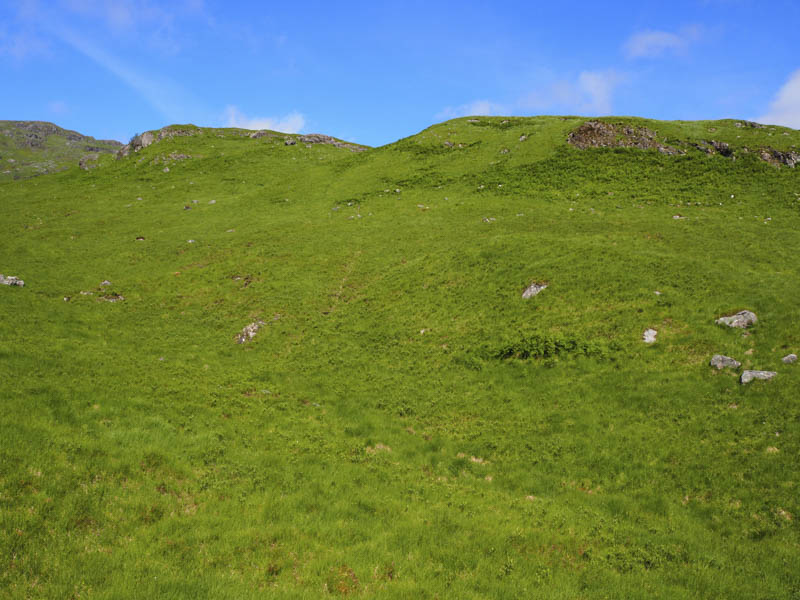 Route onto south ridge of Braigh nan Uamhachan