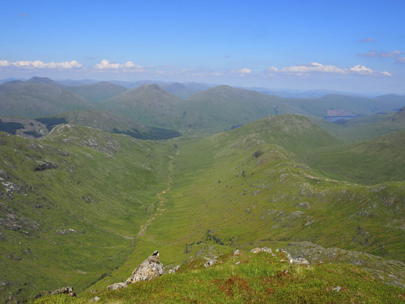 Gleann a' Chaorainn and and some of the Glendessarry Corbetts