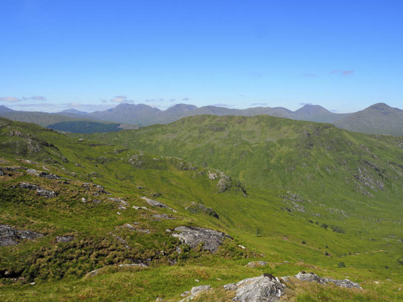 Glen Dessarry Munros in the distance