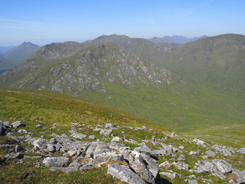 Sgurr Cos na Breachd-laoidh, Glen Dessarry Munros and out to Knoydart