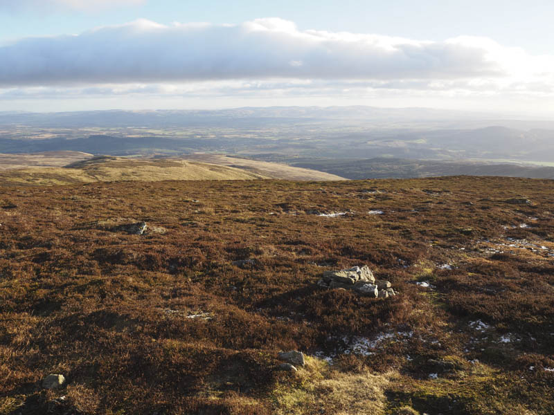 Crieff. The Ochills in the distance