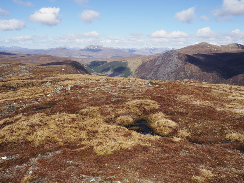 Across Gleann Meinich to Creag Ghlas