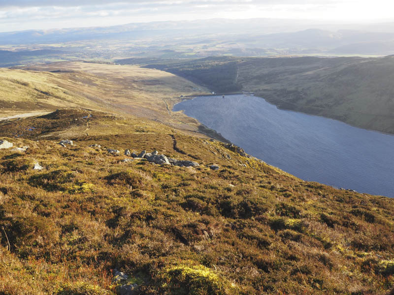 Descent route to Loch Turret Dam