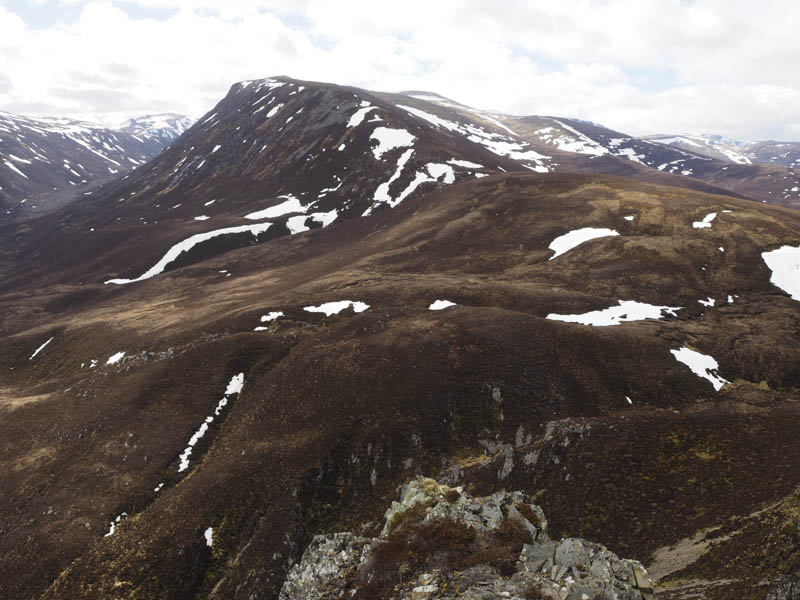 Cnap Coire na Spreidhe. Beinn Mheadhoin beyond