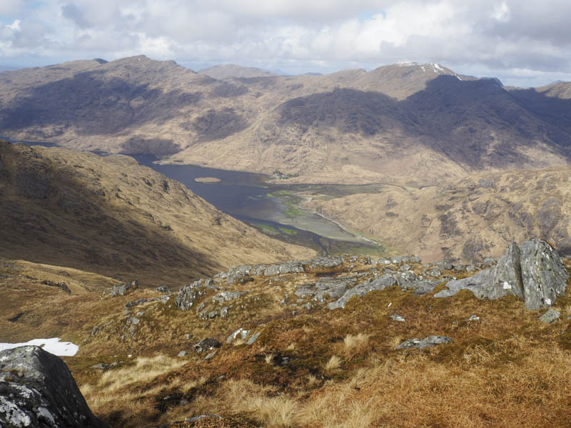 Coire Dubh and head of Loch Nevis