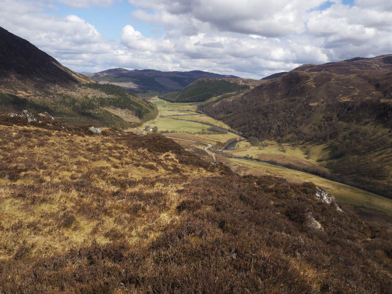 Looking east down Strathconon