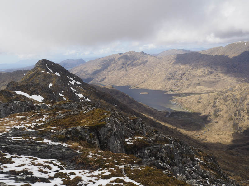 Sgurr na h-Aide and head of Loch Nevis