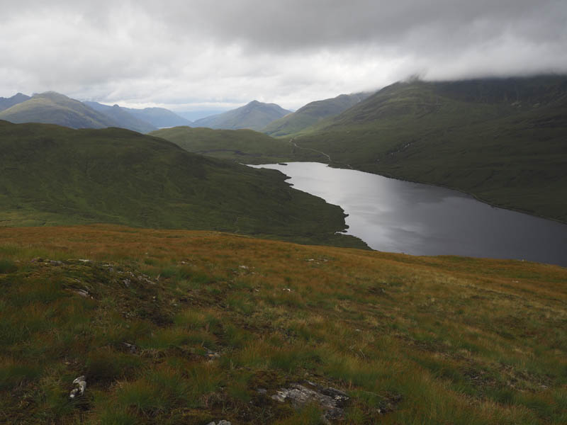 Loch Eilde Mor and approach route
