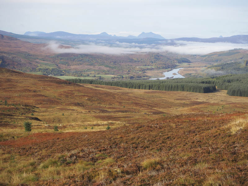 Kyle of Sutherland. Assynt Hills in the distance