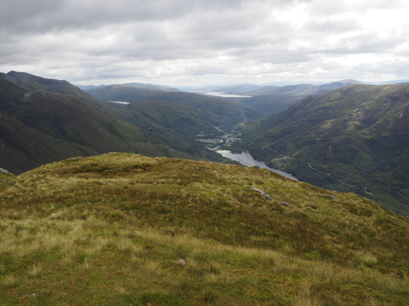 Loch Leven and Kinlochleven. Blackwater Reservoir in the distance