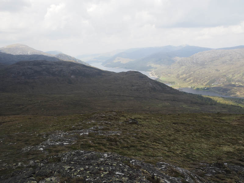 Feitha' Ghiubhais, Creag na h-Iolare, Lochs Mullardoch and Sealbhanach