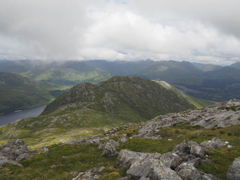 Route from Graham Tops, Meall Doire na Mnatha and Sgorr nan Cearc