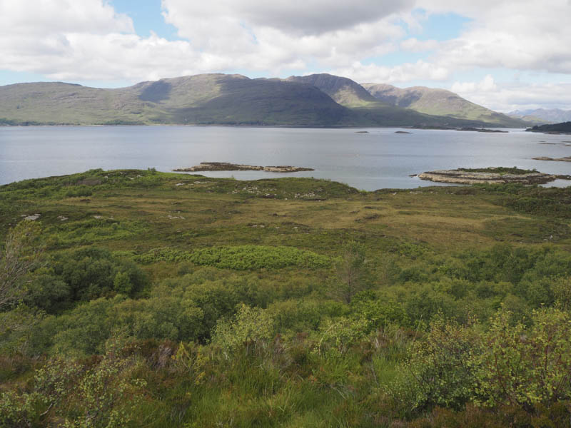 Lochs Carron and Kishorn, Sgurr a' Chaorachain and Beinn Bhan