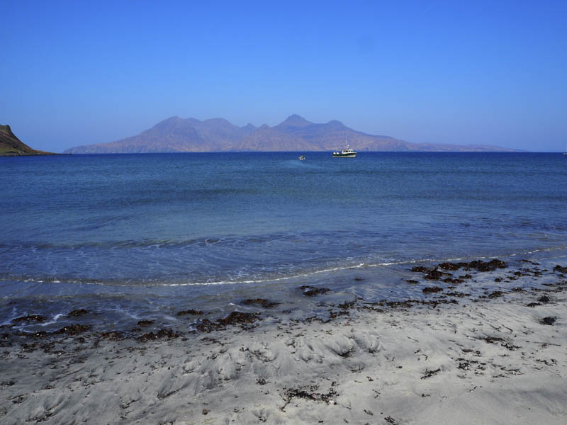 Isle of Rum and the Bay of Laig, Eigg