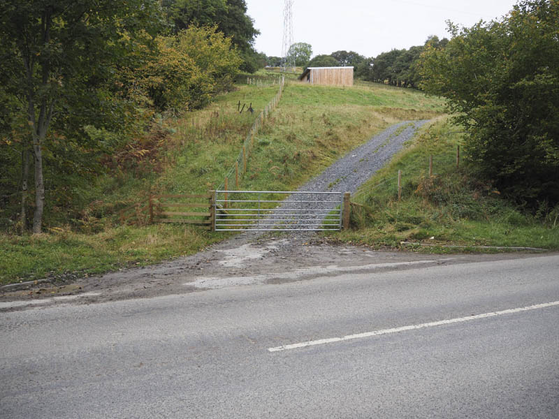 Start of walk, A827 east of Feadan