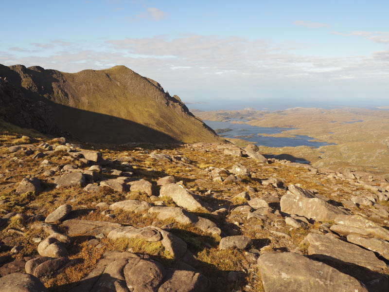 Coire Gorm, Sron Gharbh and Loch Sionascaig