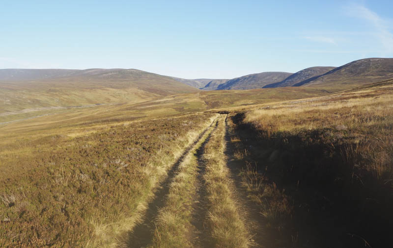 Glen Bruar to the left and in the distance