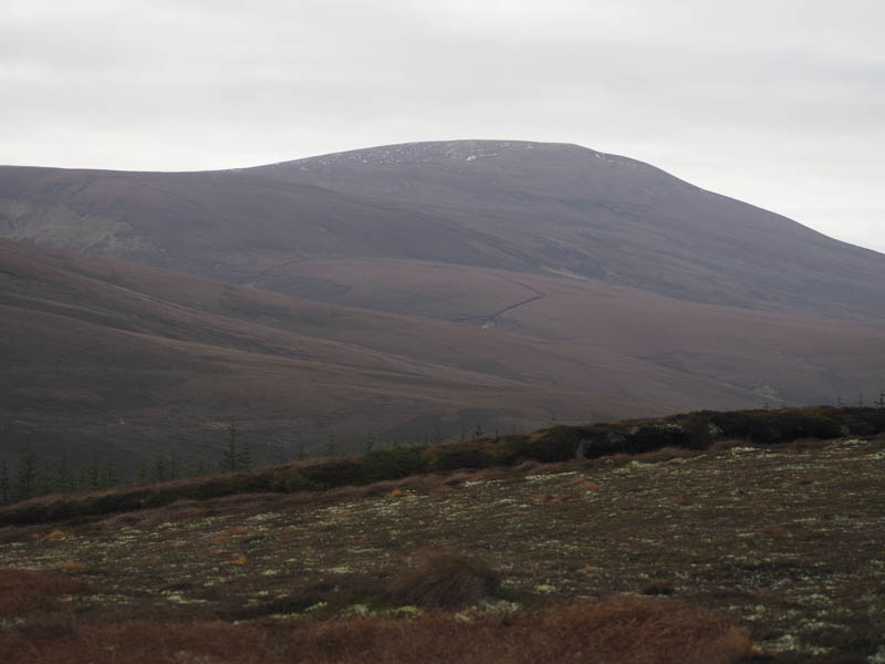 Looking towards Cook's Cairn from Carn Chrom