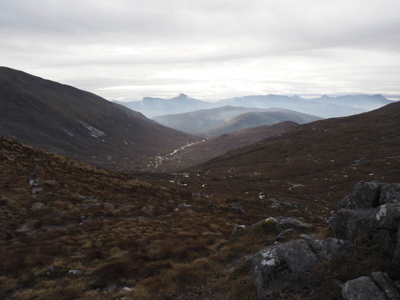 Allt Hallater and Beinn nan Lus