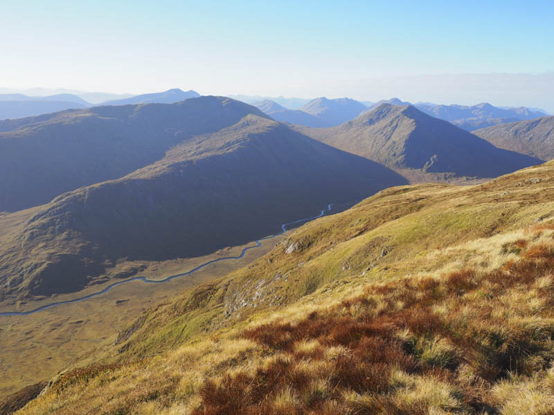 Glen Kingie, Sgurr Mhurlagain and Fraoch Bheinn