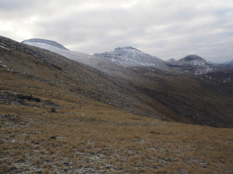 Stob Coire Easain, Sgurr Choinnich Mor and Sgurr Choinnich Beag