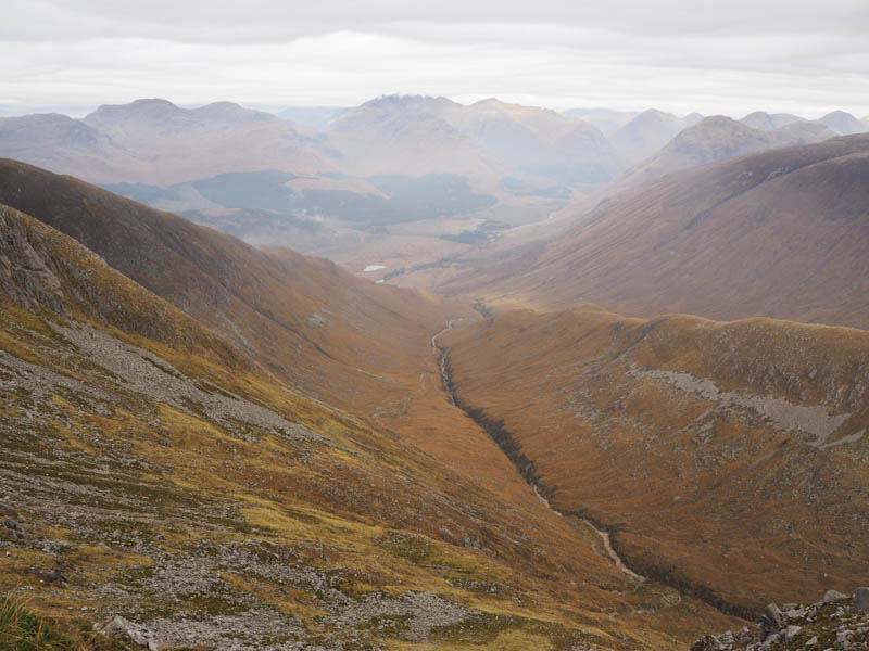 Glen Etive and approach route