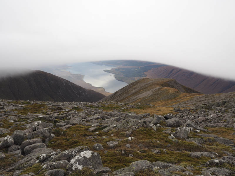 Loch Etive below ark of cloud