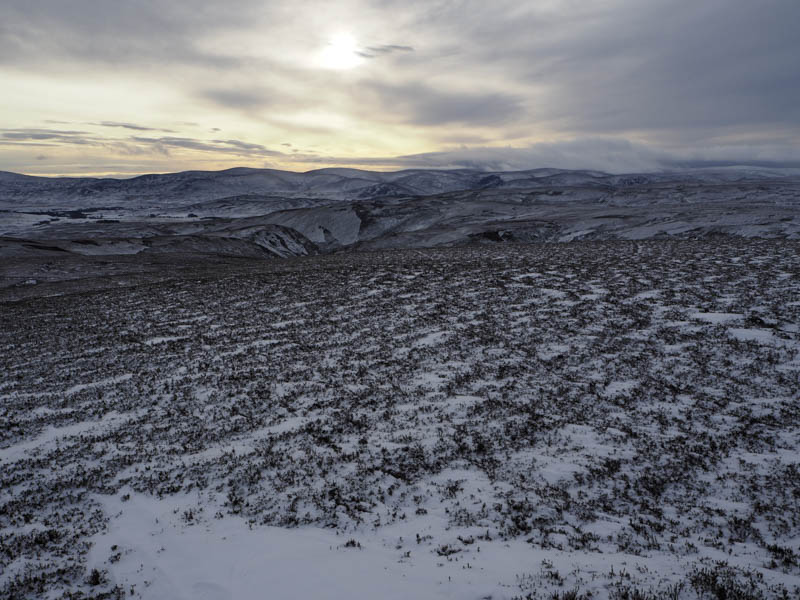 Creag na h-Iolaire and hills south of Glen Esk