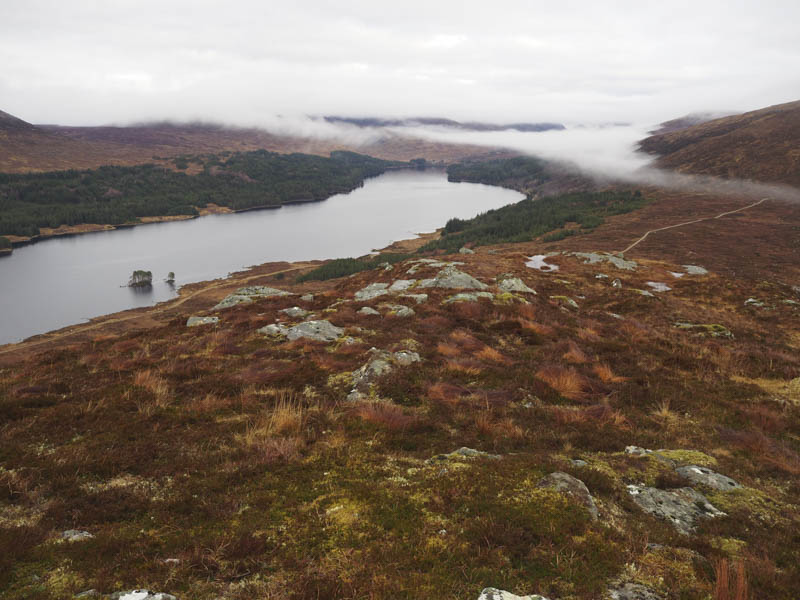 East End Loch Ossian from Meall na Lice
