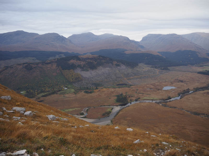 Beinn Fhionnlaidh, Sgor na h-Ulaidh and Beinn Maol Chaluim